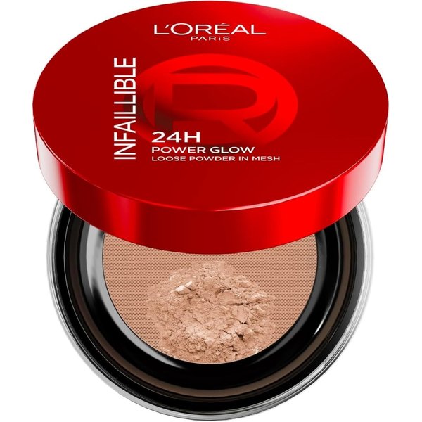 L'Oreal Paris Infaillible 24H Power Glow - Loose Powder In Mesh - Medium-image