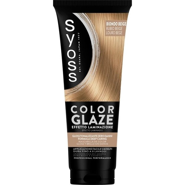 Palette Syoss Color Glaze - Gloss Tonalizzante Biondo Beige 130 Ml-image