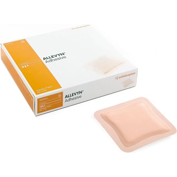 3 Medicazioni Idrocellulari Non Adesive Sterili Assorbente 7,5 X 7,5 Cm-image