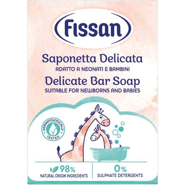 Fissan Saponetta Solida - Delicata Per Pelle Sensibile Con Glicerina Adatto A Neonati E Bambini 90 G-image