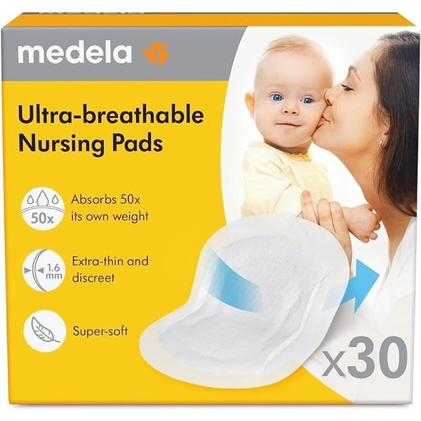 Medela Medela 30 Coppette Assorbilatte Ultra-Traspiranti Extra Sottili Confezionate Singolarmente-image