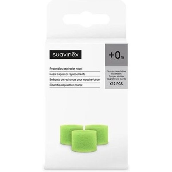 Suavinex - 12 Filtri Di Ricambio Per Aspiratore Nasale-image