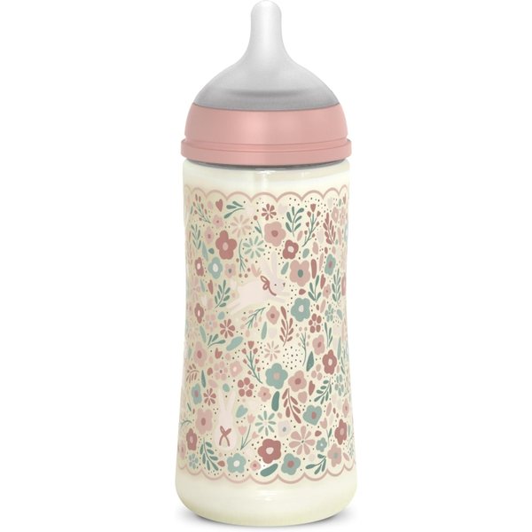 Suavinex Wonderland - Biberon A Flusso Lento - Liberty Rosa 360 Ml-image