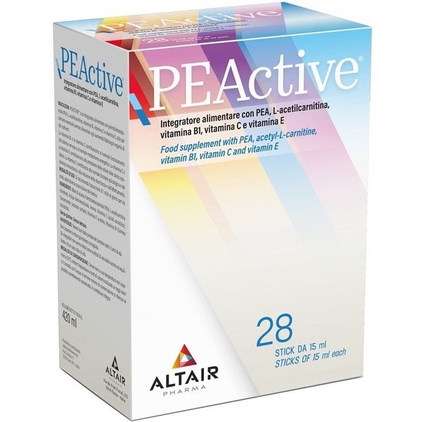 Peactive 28 Stick Da 15 Ml - Integratore Per Il Sistema Nervoso E Lo Stress Ossidativo-image