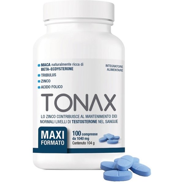 Tonax 100 Compresse - Integratore Per Il Testosterone-image