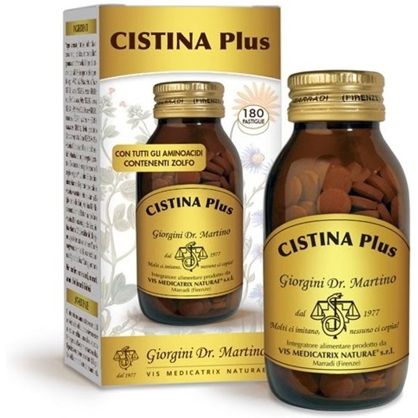 Dr. Giorgini Cistina Plus 180 Pastiglie - Integratore Per Unghie E Capelli-image