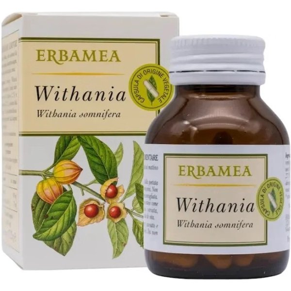 Erbamea Withania 50 Capsule - Integratore Tonico-Adattogeno-image
