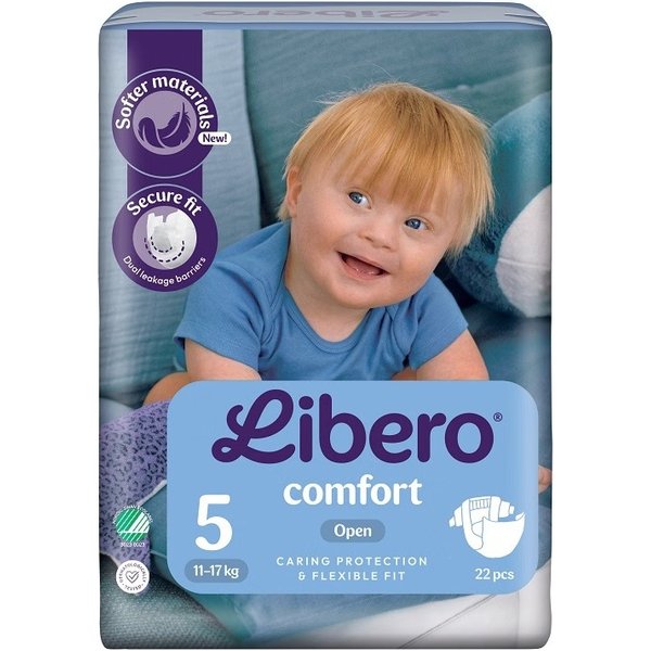Essity Libero Comfort 5 - 22 Pannolini A Mutandina Per Bambini Da 11 A 17 Kg-image