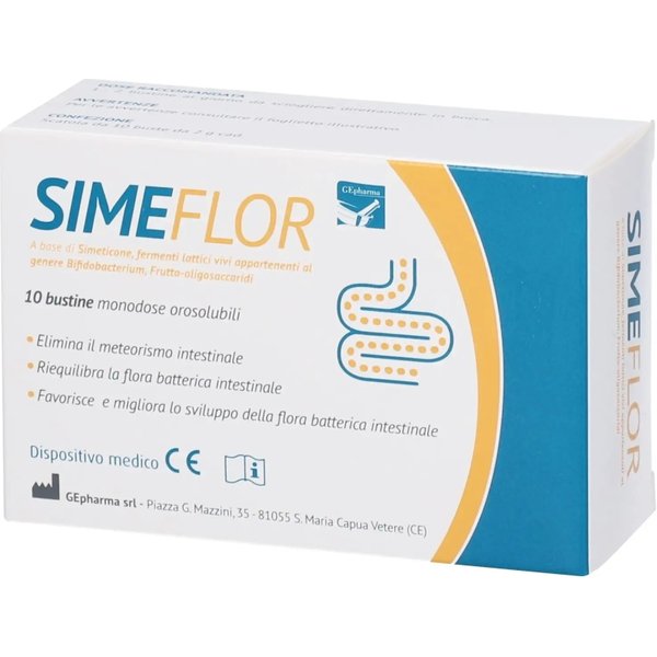 Prodotto Antidiarroico Simeflor 10 Bustine Monodose Da 2 Gr-image