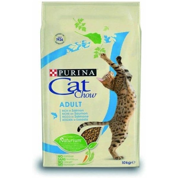 Purina Cat Chow Adult Salmone - Alimento Secco Completo Per Gatti Adulti 10 Kg-image