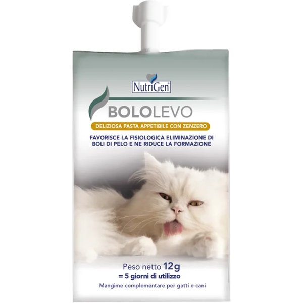 Nutrigen Bololevo Duo Pocket Zenzero - Mangime Complementare Per Gatti E Cani Contro Boli Di Pelo 12 Gr-image