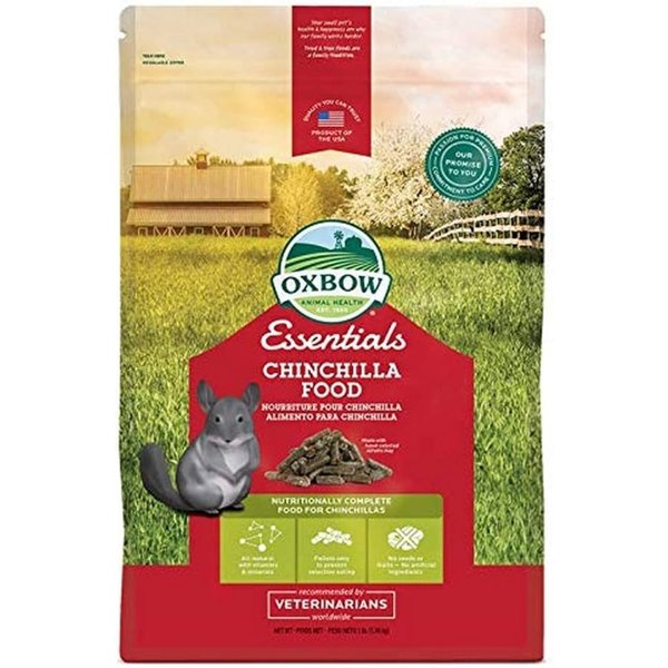 Oxbow Essential Chinchilla Deluxe - Alimento Completo Per Cincillà 1,36 Kg-image