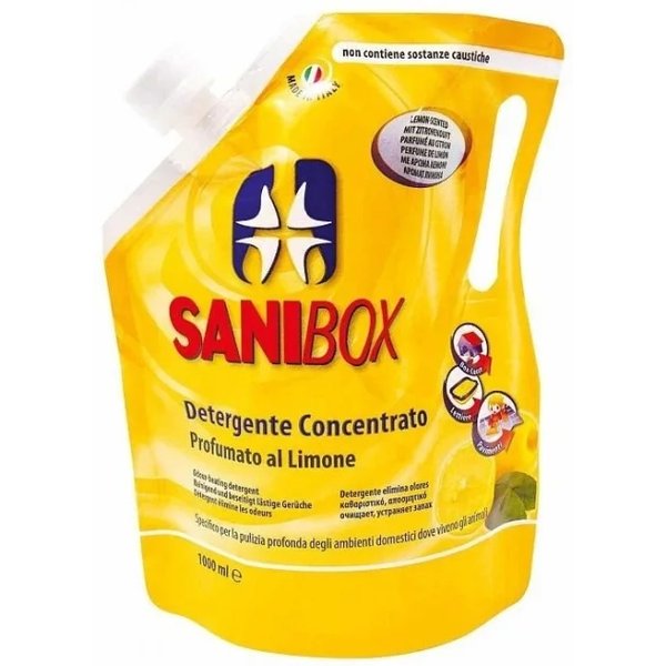 PET Professional Sanibox Limone - Detergente Concentrato 1 Lt-image