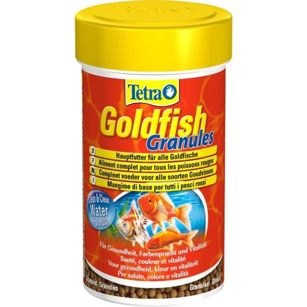 Tetra Goldfish Granules - Mangime Completo Per Pesci Rossi E Pesci D'acqua Fredda 100 Ml-image
