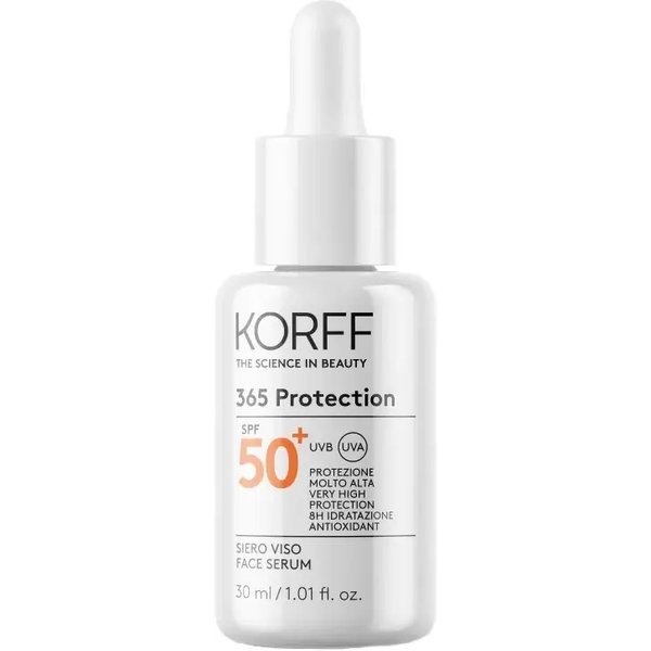 Korff Crema Solare Viso 50+ SPF Siero Protettivo 365 Protection Protezione Molto Alta 50 Ml-image