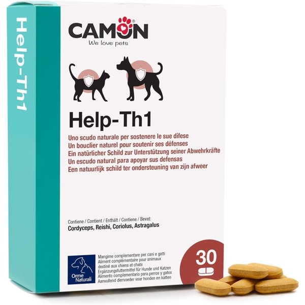 Camon Help-Th1 - Integratore Immunostimolante Per Cani E Gatti 30 Compresse-image