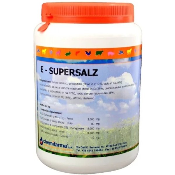 Chemifarma E-Supersalz - Mangime Complementare Per Animali Da Allevamento 1 Kg-image