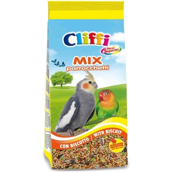 Cliffi New Superior Mix Con Biscotto - Alimento Composto Per Parrocchetti Ornamentali 5 Kg-image