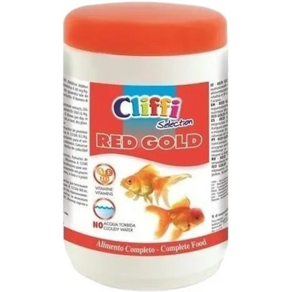 Cliffi Red-Gold - Alimento Completo In Fiocchi Per Pesci Rossi E Koi - 180 Gr-image
