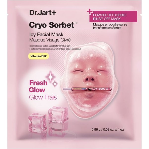 Dr.Jart+ Cryo Sorbet Icy Facial Mask - Maschera In Polvere Defaticante E Illuminante 4 Pz-image