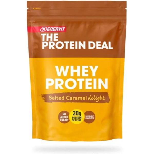 Enervit The Protein Deal Whey Protein 300 Gr - Integratore Di Proteine Del Siero Del Latte Caramello Salato-image
