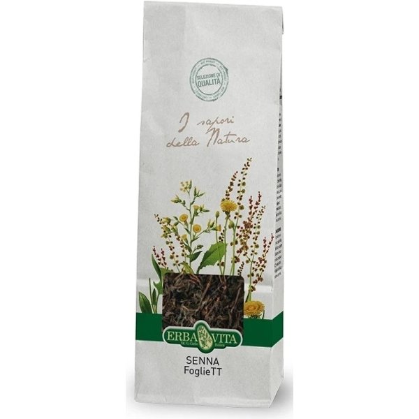 Erba Vita Senna Taglio Foglie Tisana - Preparato Per Infusi 100 Gr-image