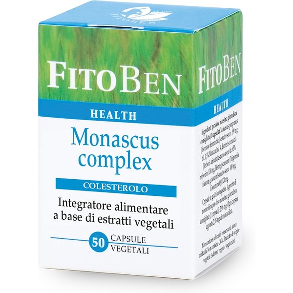 Monascus Complex 50 Capsule - Integratore Per Il Metabolismo Del Colesterolo E Dei Trigliceridi-image