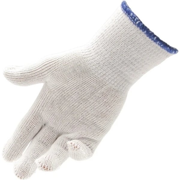 Guanti Di Cotone Per Pelli Sensibili Riutilizzabili Senza Cuciture Ambidestri Taglia XL-image