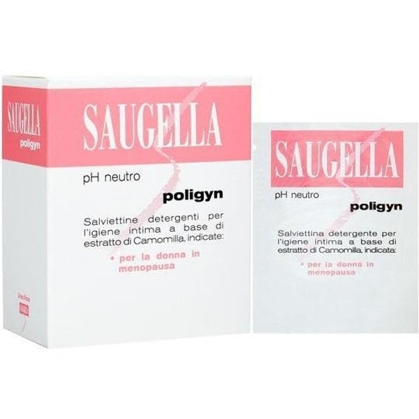 Saugella Poligyn Comfort & Sollievo - 15 Salviette Intime Lenitive Per Menopausa E Secchezza-image