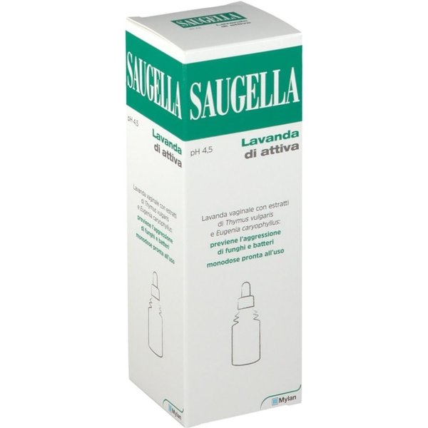 Saugella Lavanda Di Attiva Ph 4,5 - Lavanda Vaginale Monodose 140 Ml-image