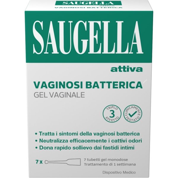 Saugella Attiva Vaginosi Batterica - Gel Vaginale 7 Tubetti Monodose-image