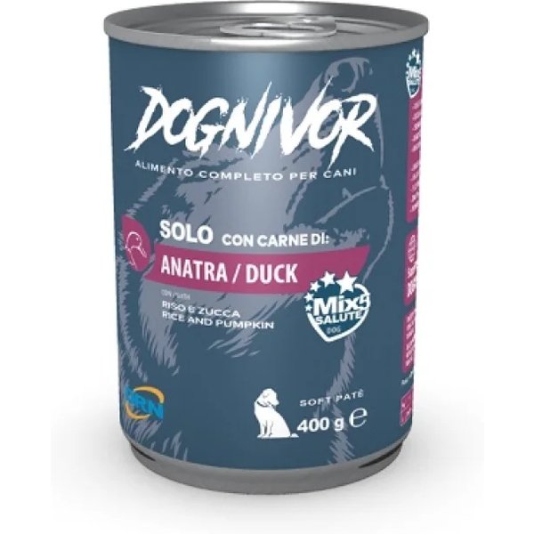 Drn Dognivor Anatra Riso E Zucca - Alimento Completo Per Cani Adulti 400 Gr-image