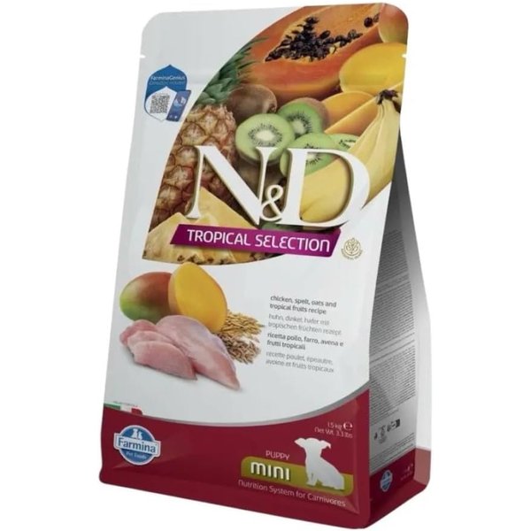 Farmina N&D Tropical Selection Puppy Mini Pollo - Alimento Completo Per Cuccioli Di Taglia Mini 5 Kg-image