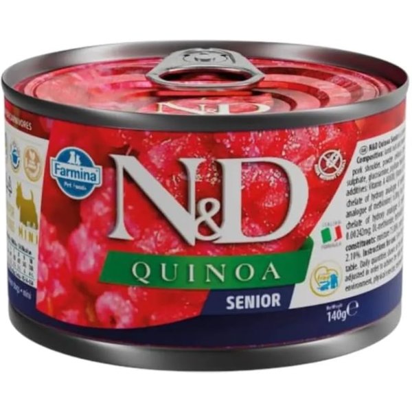 Farmina N&D Quinoa Agnello - Alimento Umido Completo Per Cani Anziani 140 Gr-image
