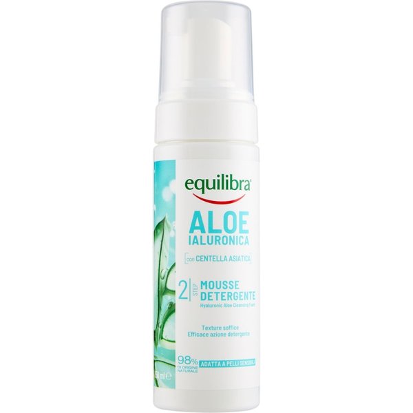Equilibra Aloe Ialuronica - Mousse Detergente Viso Purificante Delicata 150 Ml-image