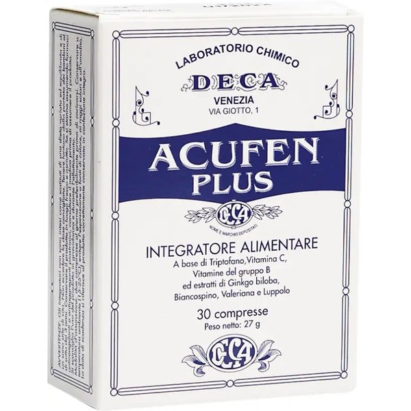 Acufen Plus 30 Compresse - Integratore Per Il Tono Dell'Umore-image