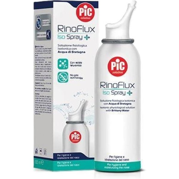 Pic Rinoflux Iso Spray 0.9% Nacl - Igiene E Detersione Nasale 100 Ml-image