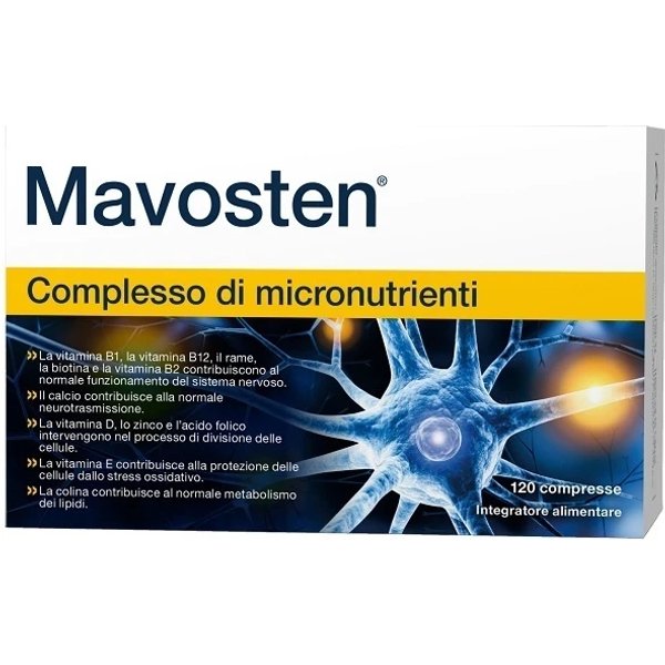 Mavosten 120 Compresse - Integratore Per Il Sistema Nervoso-image