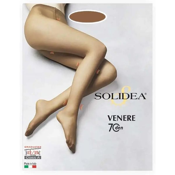 Solidea Venere - Collant 70 Den (12-15 Mmhg) Compressione Graduata Taglia 4Xl-Xl Camel-image