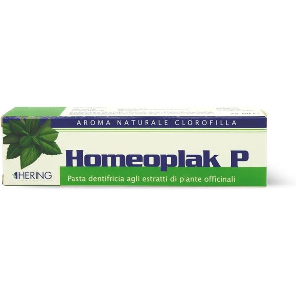Hering Homeoplak P - Dentifricio Omeopatico Aroma Clorofilla Per Paradontopatie 75 Ml-image