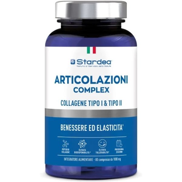 Articolazioni Complex 80 Compresse - Integratore Per Le Articolazioni Con Collagene Marino-image