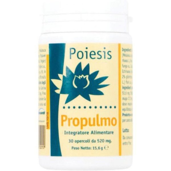 Propulmo Poiesis 30 Opercoli - Integratore Per Le Vie Respiratorie-image