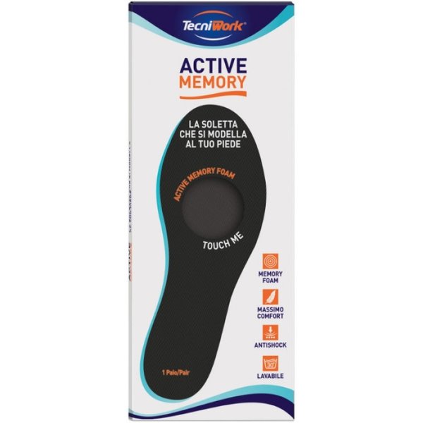 Active Memory - 1 Paio Solette In Memory Foam Misura 44-image