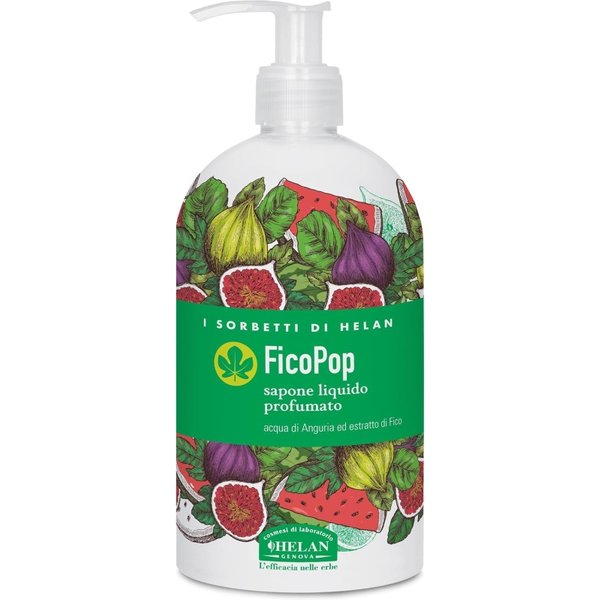 Helan I Sorbetti Di Ficopop - Sapone Liquido Profumato Per Pelli Sensibili Al Fico E Anguria 500 Ml-image