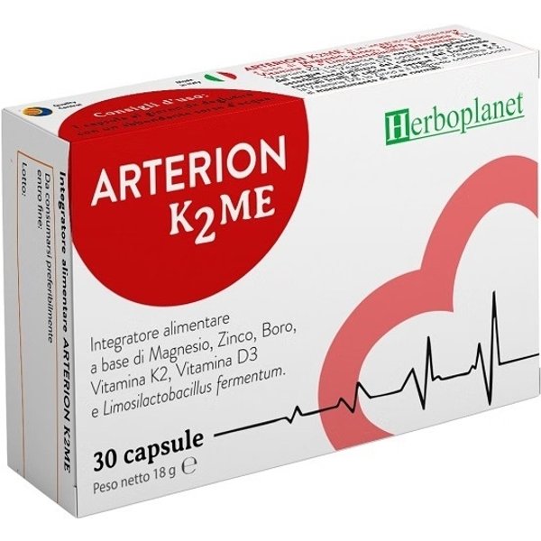 Arterion K2Me 30 Capsule - Integratore Per Le Ossa E La Coagulazione Del Sangue-image
