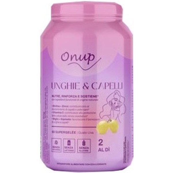 Onup Unghie & Capelli 60 Gommose - Integratore Per Unghie E Capelli-image