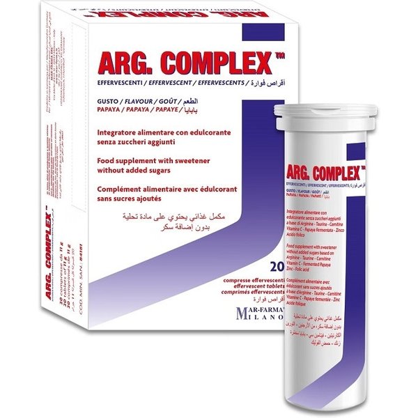 Arg. Complex 20 Compresse Effervescenti - Integratore Energetico-image