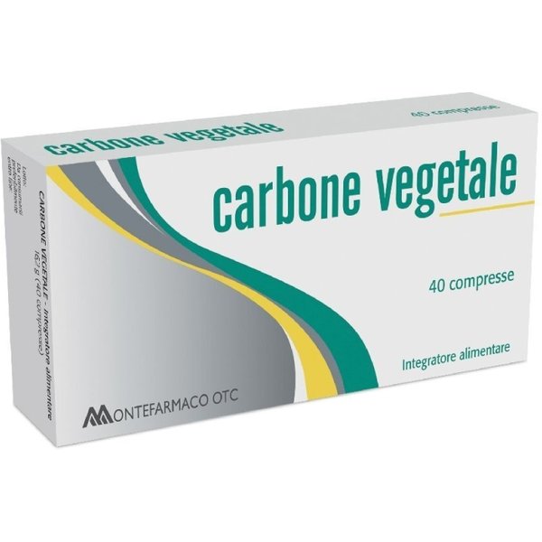Carbone Vegetale 20 Compresse - Integratore Per Il Gonfiore Addominale-image