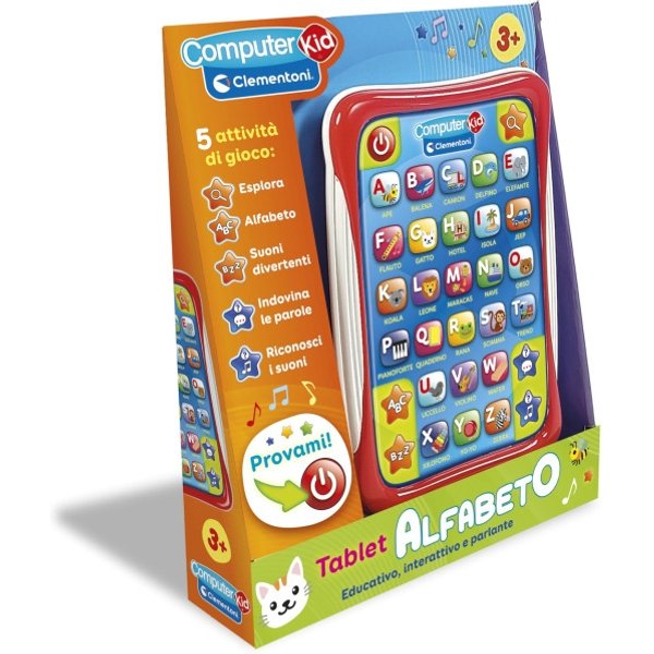 Clementoni Tablet Alfabeto - Gioco Educativo Per Bambini 3 Anni+-image
