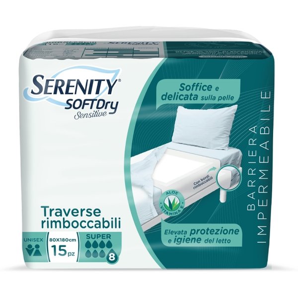 Serenity Soft Dry Sensitive - 30 Traverse Assorbenti Per Incontinenza Super 80X180 Cm-image